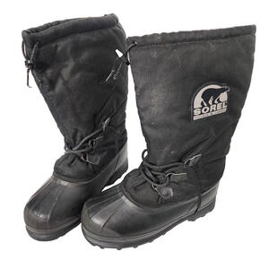 Sorel Mens Kaufman Canada Glacier Snow Boots Size 10 Waterproof Insulated 16 In